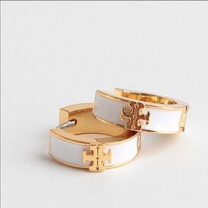 Tory Burch White Earrings
